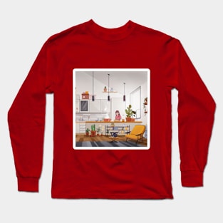 Making Lunch - Square Long Sleeve T-Shirt